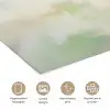 Abstract - Kunst - Wit - Groen - Modern poster papier klein -closeup_NL