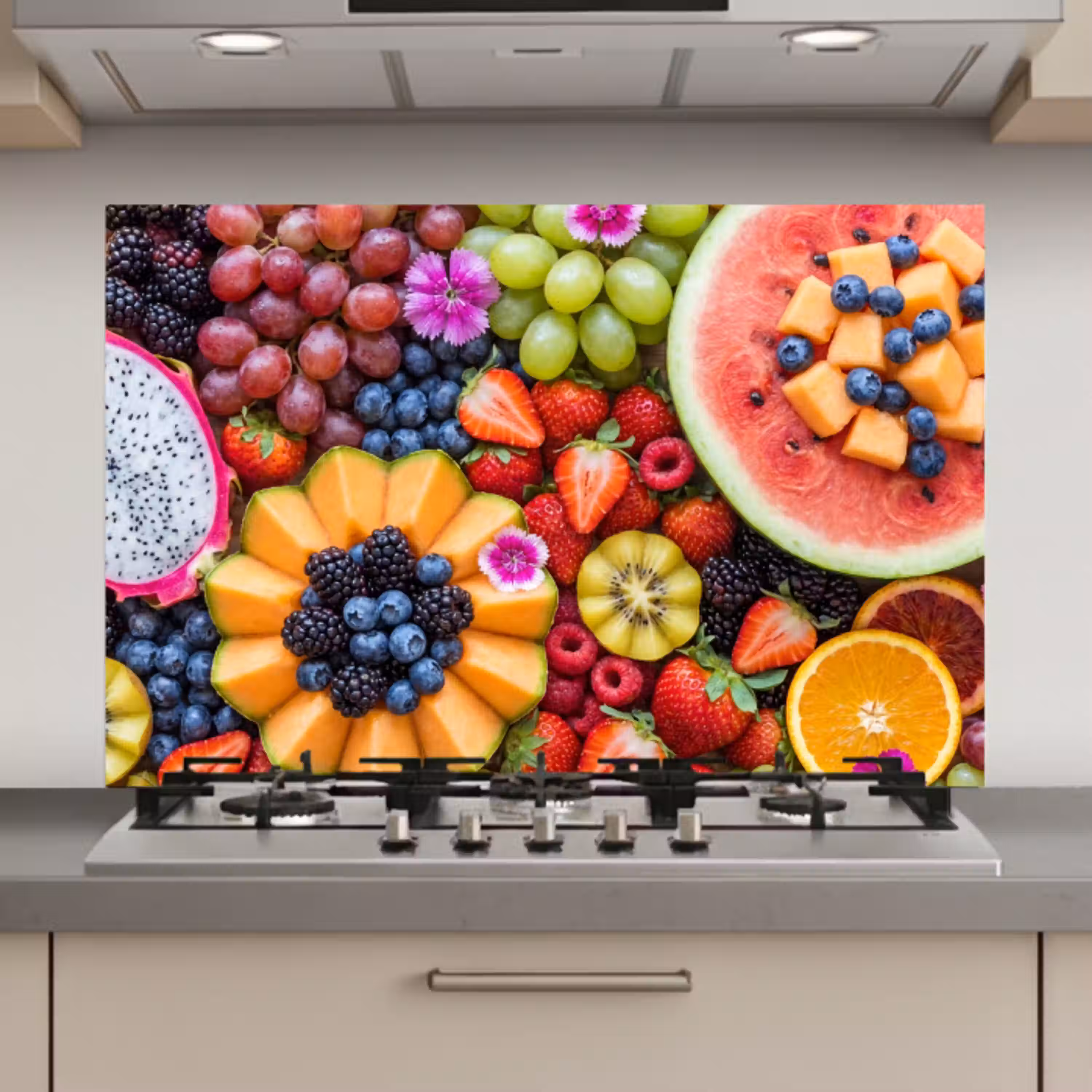 Fruit - Vers - Variatie - Eten - Kleurrijk keuken achterwand spatscherm klein -3d_website