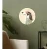 Quote - Hond - Zonnebril Wandcirkel behangsticker klein -sfeer2