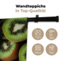 Kiwi - Fruit - Groen Wandkleed katoen klein -tsfeer2_DE