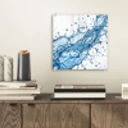 Spash - Water - Blauw plexiglas 5mm klein -sfeer1