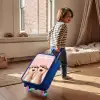 Glimlach - Otters - Roze - Illustratie Kinderkoffer - Blauw klein -sfeer1