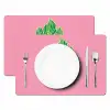 Blad - Groen - Illustratie - Minimalistisch Placemat vinyl groot -zzsfeer2_Kitchenyeah-website