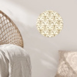 Ornament - Barok - Goud Wandcirkel behangsticker klein 186 -sfeer4