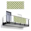 Patroon - Retro - Groen Balkonbeschermer Duitsland klein 596 -3d