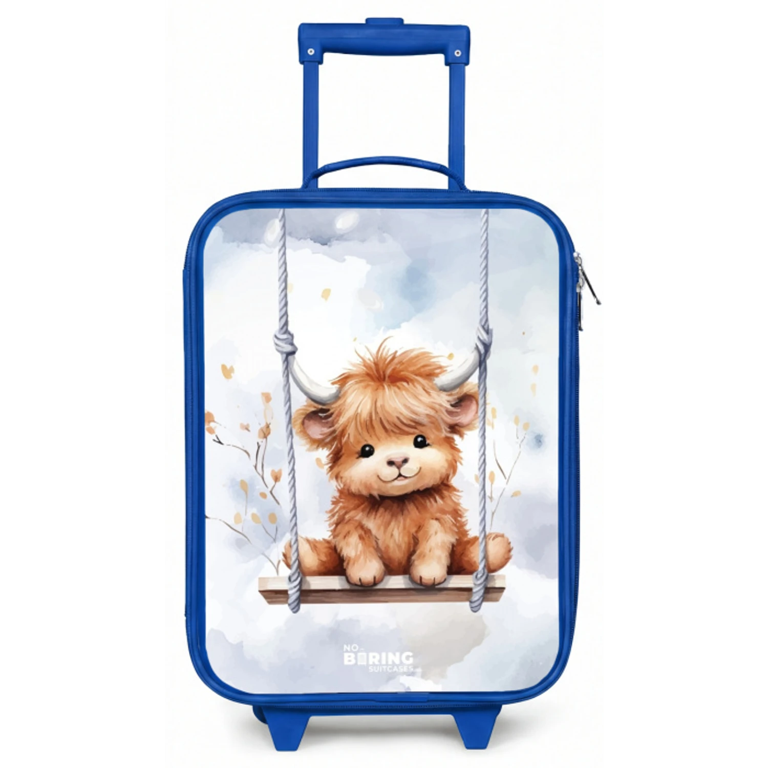 Hennie hooglander Kinderkoffer - Blauw klein -zz3dotto
