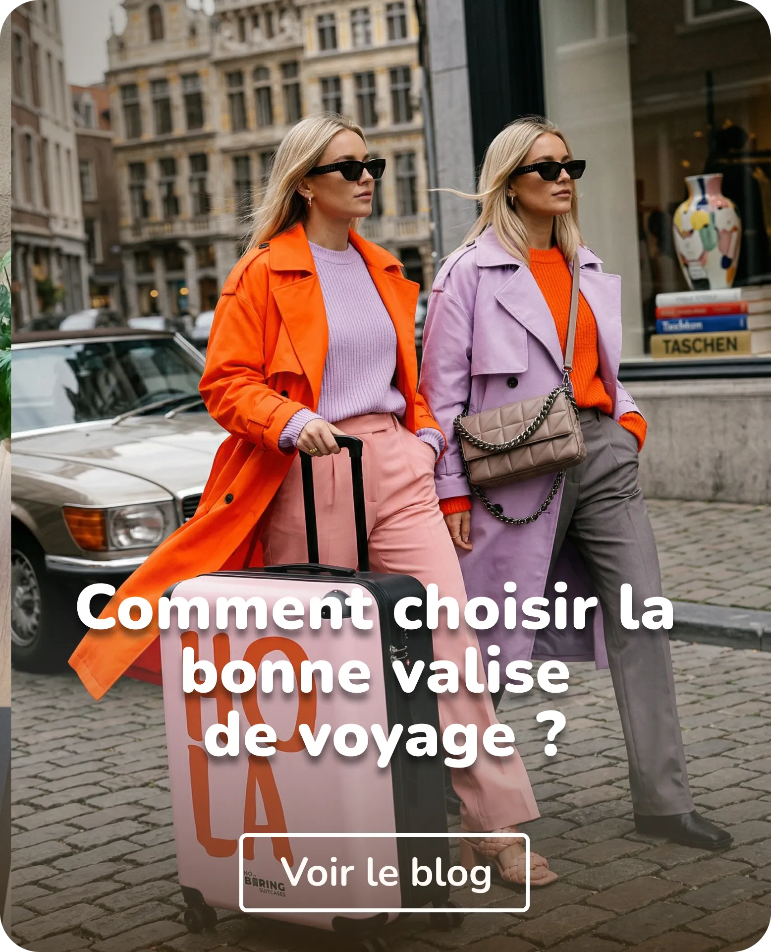 deux femmes avec valise