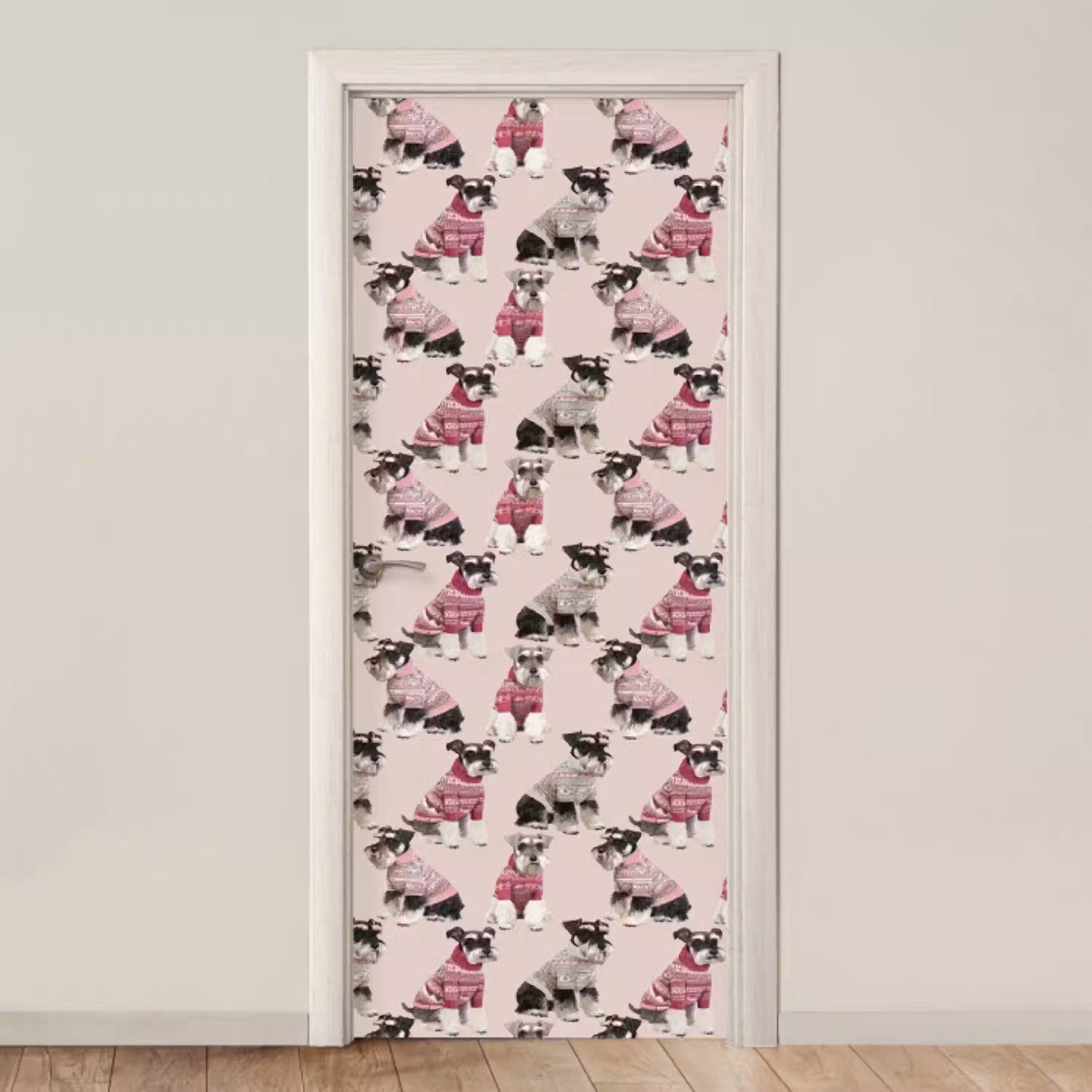 Honden - Truien - Rood deurposter klein 289 -3d_beige