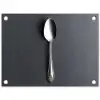 Zilver - Metaal - Lepel tuinposter los doek klein -3d