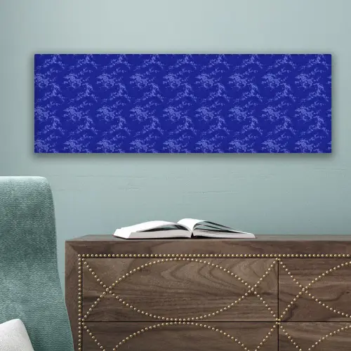Bloesem - Bloemen - Blauw canvas 2cm klein 828 -sfeer4