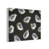 Oesters - Vissen - Blauw - Goud PET vilt klein -3d