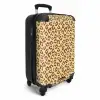 Lichtbruin luipaardpatroon NBS - Handbagage koffer - Volwassenen Unisex middel -productfoto_3d