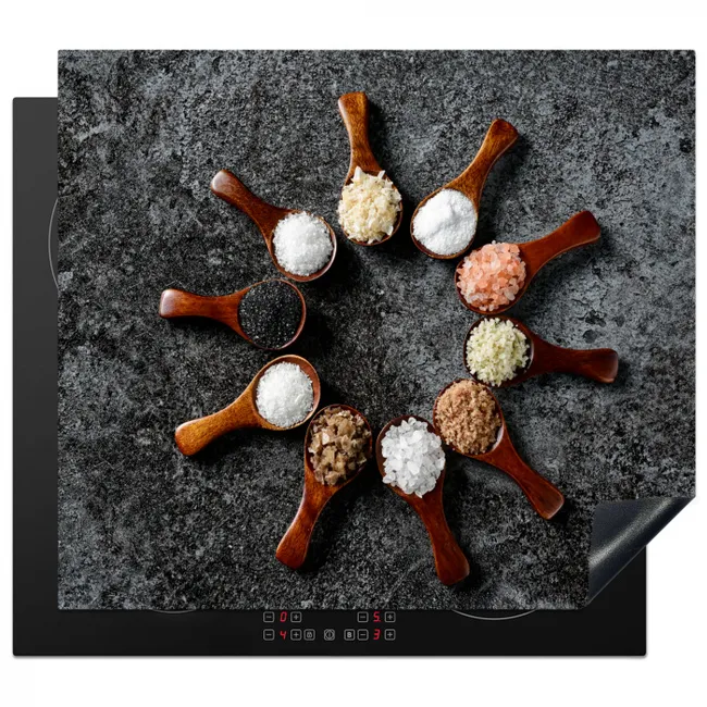 Zoutkristallen Sterrenstelsel Inductie beschermer vinyl 3mm middel -3d