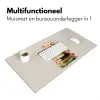 Boeken - Stapel - Bloemen - Kleurrijk Muismat XXL klein -sfeer4