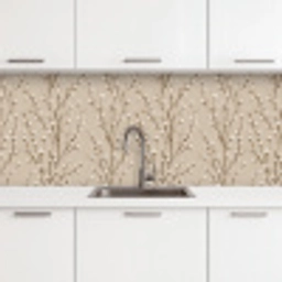 Katoen - Natuur - Taupe keuken achterwand 2 middel 871 -3d