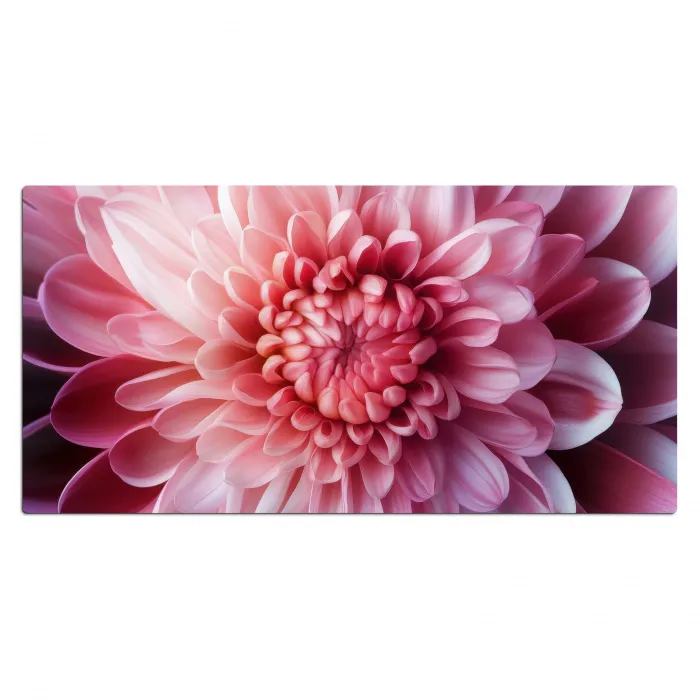 Dahlia - Bloem - Close up - Roze Muismat XXL klein -3d_leeg