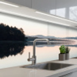 Water - Bomen - Mistlaag keuken achterwand 2 middel -3d_schuin