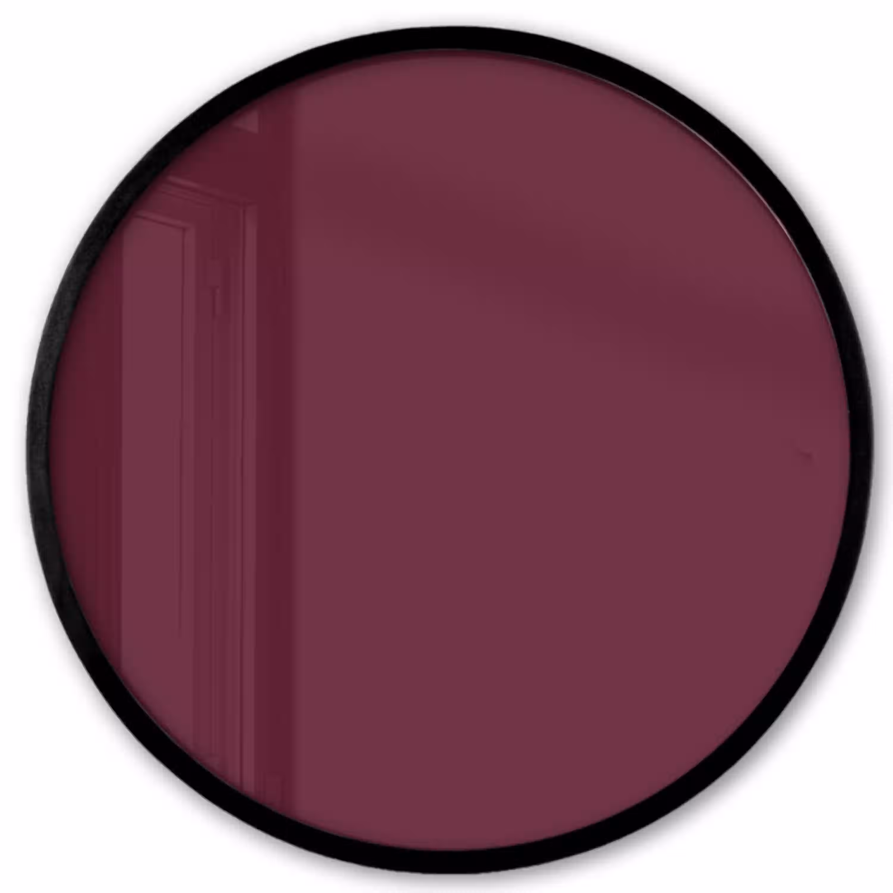 Deep - Plum - Paars Fotolijst rond zonder passe partout klein 856 -3d