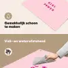 Girl power - Roze - Hartje Inductie beschemer met haakjes klein -ky-schoon-nl