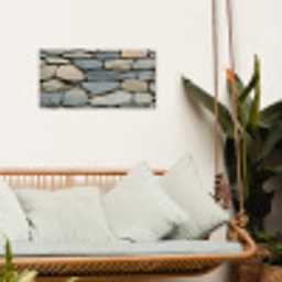Stenen - Rustiek - Grijs tuinposter los doek klein -sfeer7