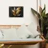Gouden Bladcompositie – Botanische Luxe tuinposter los doek klein -sfeer7