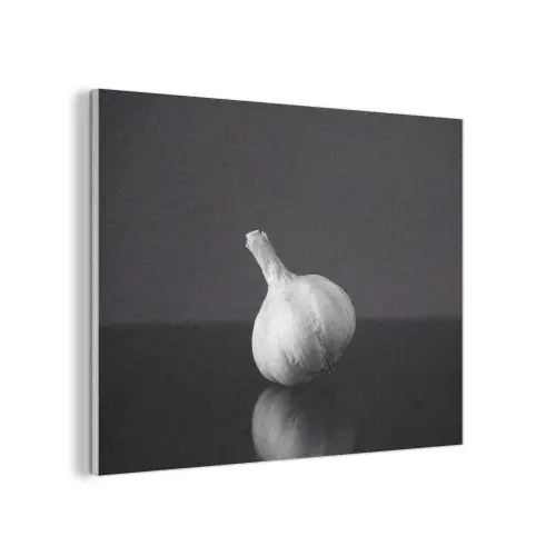 Knoflook - Zwart - Wit PET vilt klein -3d