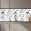 Marmer - Zwart - Dramatisch - Wit keuken achterwand 2 middel 871 zz_3dshopping