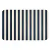 Verticale strepen - Blauw - Crème WCmat klein 1009 -3d