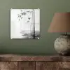 Bamboestammen - Water - Minimalistisch - Wit plexiglas 5mm klein -sfeer3
