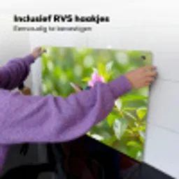 Kolibrie - Bloem - Natuur - Groen Inductie beschemer met haakjes klein -ky-ophangen-nl
