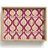 Retro - Floraal - Paars Dienblad Rechthoek middel 911 -z3d_shopping