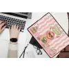 Matcha - Hond - Roze - Groen laptophoes neopreen klein -bureau