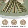 Lint - Boeket - Groen - Quote Akoestische PET Vilt - Rond klein -closeup_NL