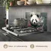 Panda - Wilde dieren - Bloemen - Natuur keuken achterwand spatscherm klein -usp_NL