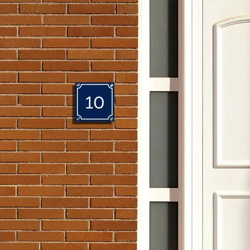 Blauw - Kader - Regulier Naambord Vierkant klein -sfeer3-XS