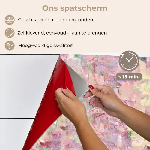 Multi - Zacht - Verf keuken achterwand spatscherm klein 900 -spatscherm_NL
