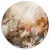Aquarel Aardsymfonie KitchenYeah - Keuken - Wandcirkel Forex klein -3d