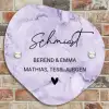 Paars marmer - Sierlijk Naambord Organisch middel -sfeer10