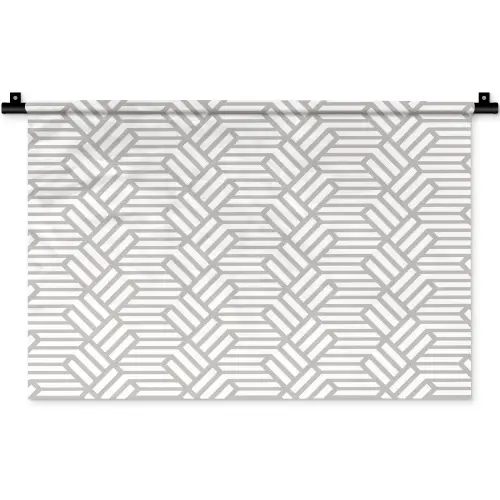 Grafisch - Patroon - Modern -  Opvallend Wandkleed katoen klein 269 -zz3d