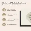 Schelp - Quote - Groen Inductie beschermer vinyl 3mm middel -zzzzzzusp-haakje_NL