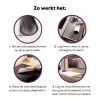 Design - Geometrie - Patroon Inductie beschermer vinyl 3mm klein 276 -zzzzzzz-cc-werking