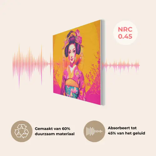 Bloemen - Vrouw - Kimono - Roze PET vilt klein -USP_NL