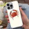Krab - Felrood - Poten Hoesje iPhone 16 Pro Max met koord klein -sfeer3