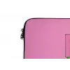 Tekst - Bold - Roze laptophoes neopreen klein -detail