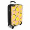 Pastel - Citroenen op zalmroze achtergrond NBS - Handbagage koffer - Kinderen Unisex middel -productfoto_3d