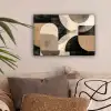 Abstract - Vormen - Modern - Beige canvas 2cm klein -sfeer1
