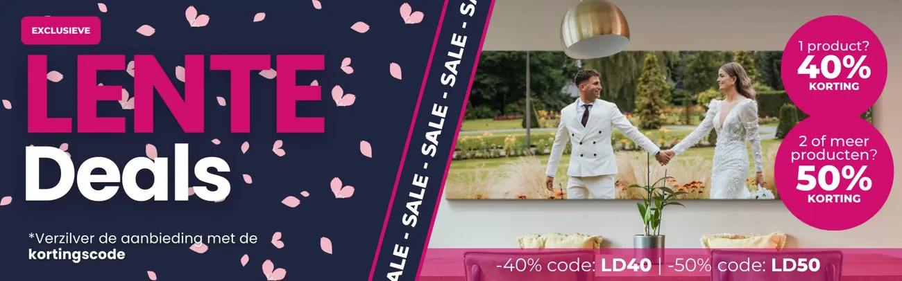Lentedeals; Koppel dat handen vasthoudt - SALE