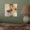 Modern - Bruin - Abstract - Beige aluminium wit klein -sfeer2