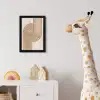 Symmetrische bocht - Koperkleurig fotolijst zwart zonder passe partout klein -usfeer4_kinderkamer