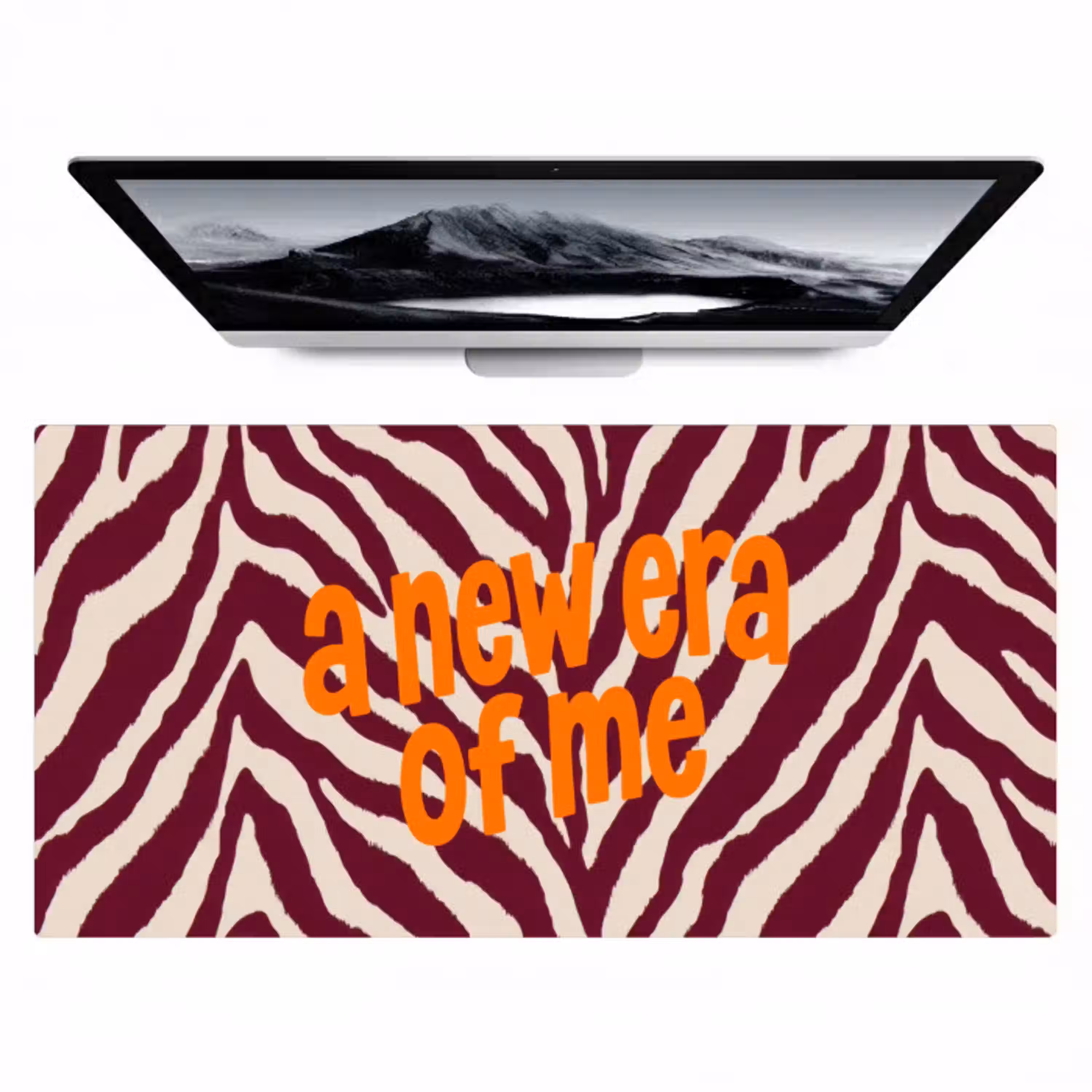 New era - Bordeaux - Zebraprint Muismat XXL klein -zzz3d